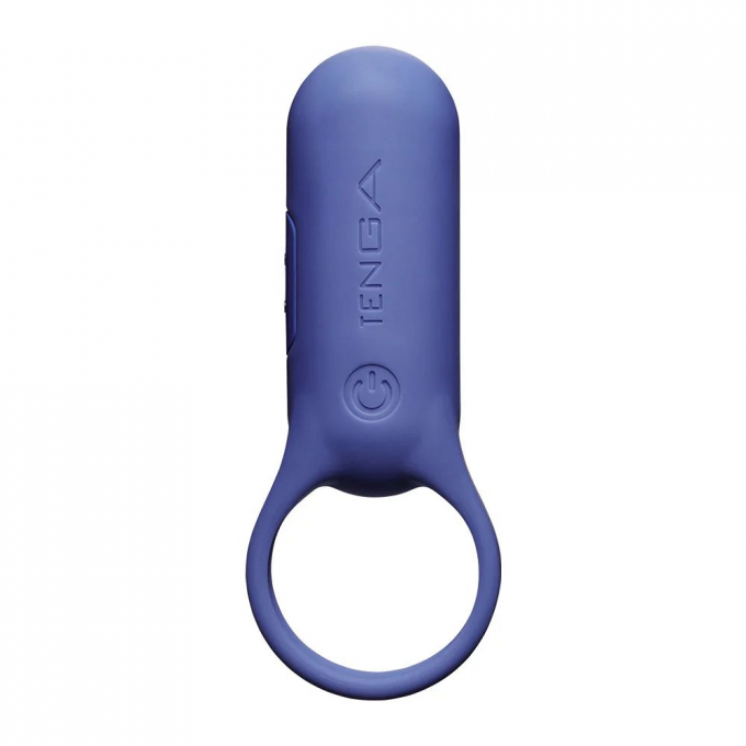 Эрекционное кольцо TENGA PAIRING+ с усиленной вибрацией, индиго VRP-102