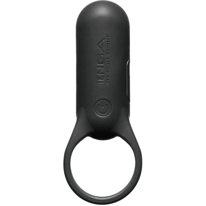 Эрекционное кольцо TENGA SVR+ BLACK с вибрацией VRP-001
