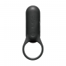 Эрекционное кольцо TENGA SVR+ BLACK с вибрацией VRP-001