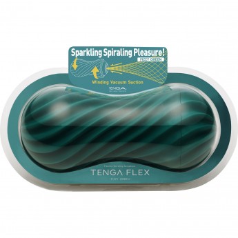 Мастурбатор TENGA FLEX FIZZY GREEN + Подарок