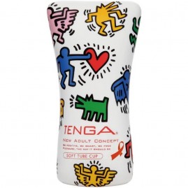Мастурбатор TENGA KEITH HARING SOFT CASE CUP Мастурбатор TENGA KEITH HARING SOFT CASE CUP