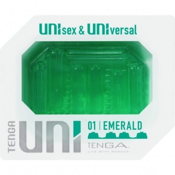 Мастурбатор TENGA UNI EMERALD