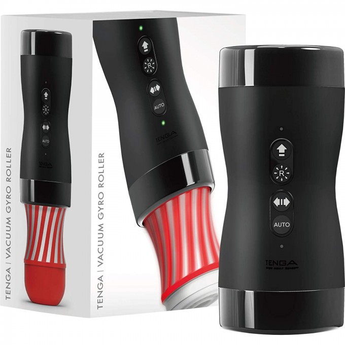 Набор TENGA VACUUM GYRO ROLLER: Мастурбатор и устройство для вращения и создания вакуума + Подарок VGR-002S