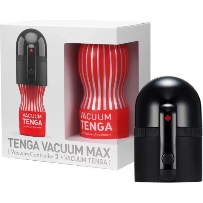 Набор TENGA VACUUM MAX: мастурбатор и устройство для создания вакуума TVC-101S Набор TENGA VACUUM MAX: мастурбатор и устройство для создания вакуума TVC-101S