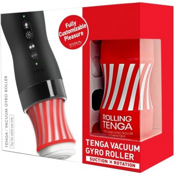 Набор TENGA VACUUM GYRO ROLLER 3s: Мастурбатор и устройство для вращения и создания вакуума + Подарок